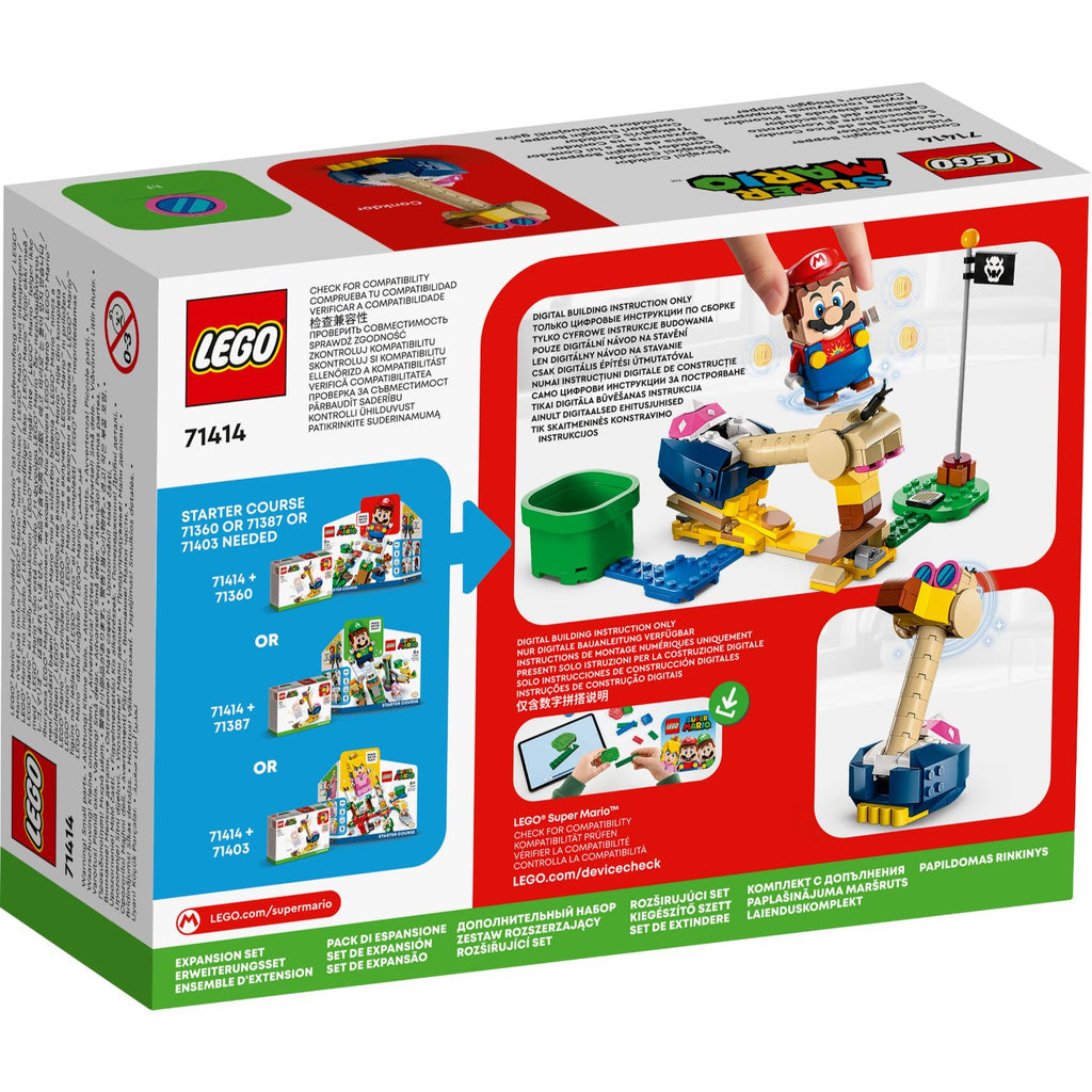 LEGO® Super Mario™ Conkdors Noggin Bopper Expansion Set Đồ Chơi Lắp Ráp Bộ Mở Rộng LEGO 71414 - Góc nhìn khác 3