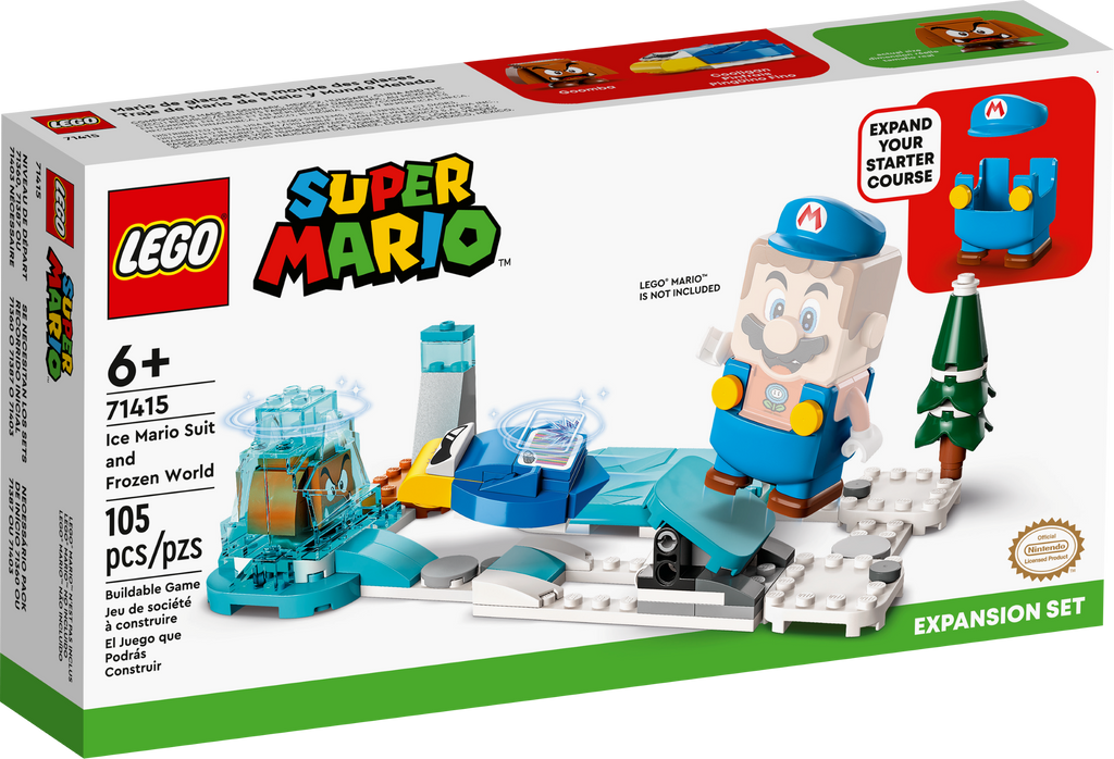 LEGO® Super Mario™ Ice Mario Suit and Frozen World Expansion Set - Bộ Đồ Ice Mario Và Thế Giới Băng Giá LEGO 71415 - Hình ảnh sản phẩm