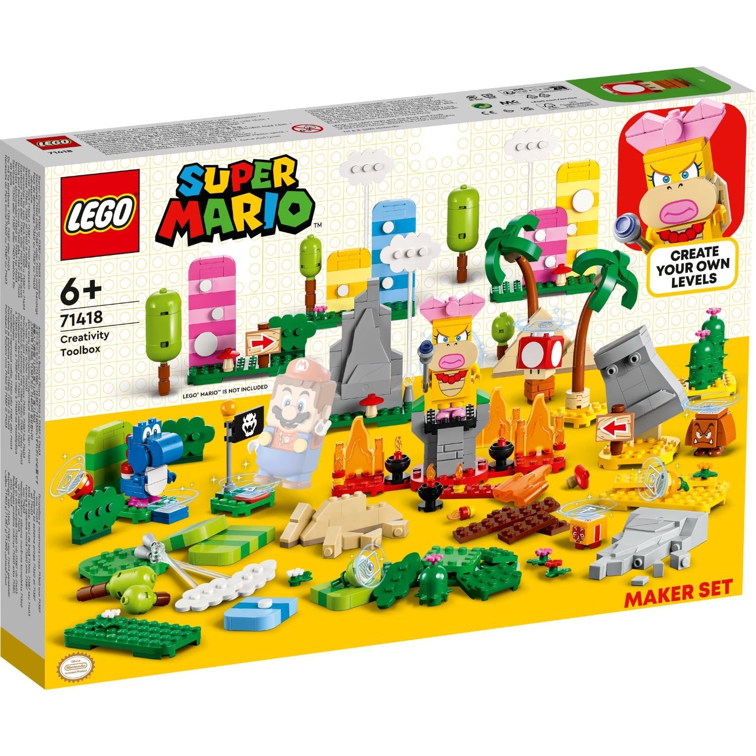 LEGO® Super Mario™ Creativity Toolbox Maker Set - Bộ Công Cụ Sáng Tạo 71418 - LEGO - Hình ảnh sản phẩm