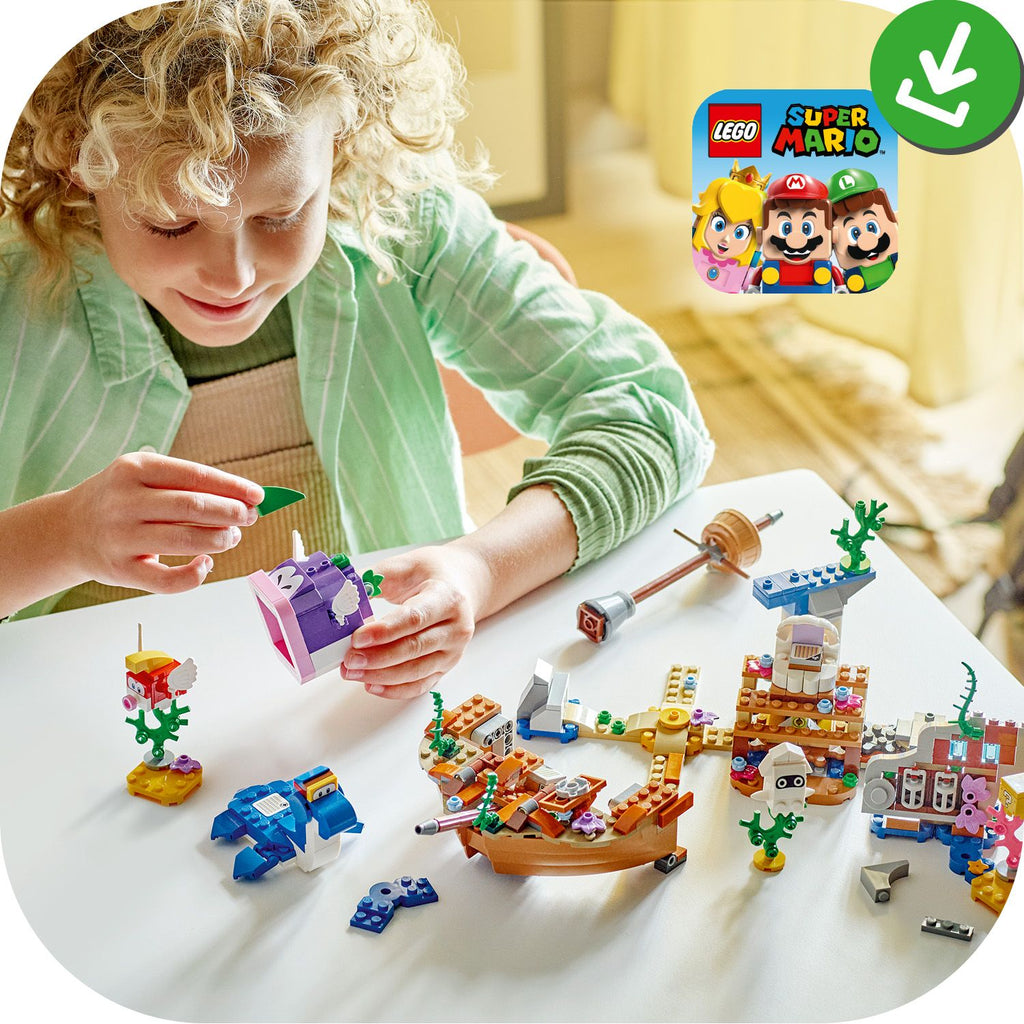 LEGO® Super Mario™ Dorrie's Sunken Shipwreck Adventure Expansion Set - Bộ Mở Rộng Cuộc Phiêu Lưu Xác Tàu Đắm Của Dorrie - LEG
