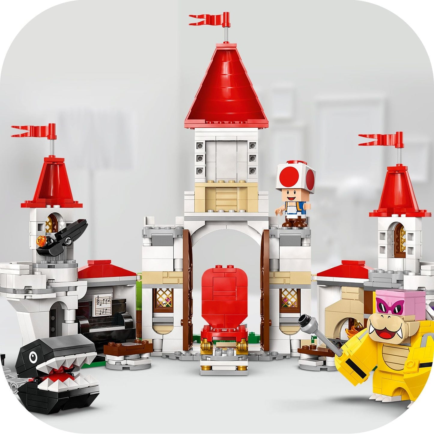 LEGO® Super Mario™ Battle with Roy at Peach’s Castle - Bộ đồ chơi lắp ráp Lâu đài của Công chúa Peach 71435 - LEGO - Hình ảnh bổ sung 6