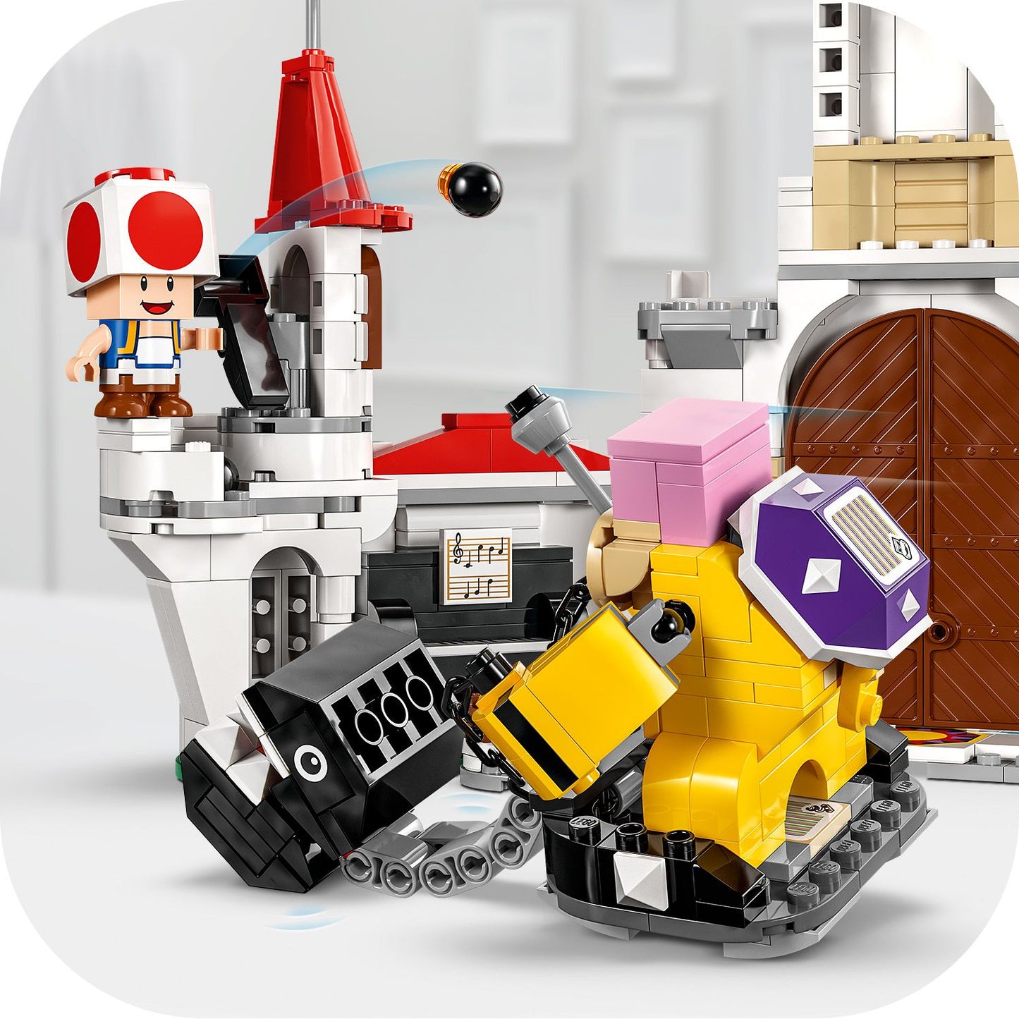 LEGO® Super Mario™ Battle with Roy at Peach’s Castle - Bộ đồ chơi lắp ráp Lâu đài của Công chúa Peach 71435 - LEGO LEGO - ảnh