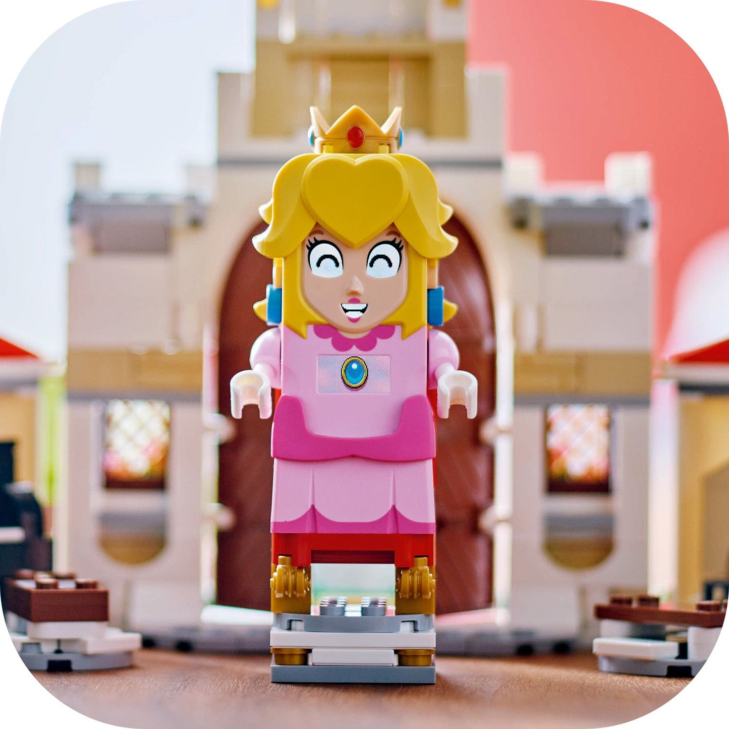 LEGO® Super Mario™ Battle with Roy at Peach’s Castle - Bộ đồ chơi lắp ráp Lâu đài của Công chúa Peach 71435 - LEGO LEGO - ảnh