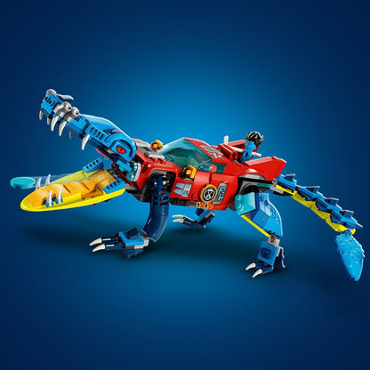 LEGO® DREAMZzz™ Crocodile Car - Xe Cá Sấu Đồ Chơi Lắp Ráp 2 Trong 1 - LEGO 71458 - Hình ảnh bổ sung 6