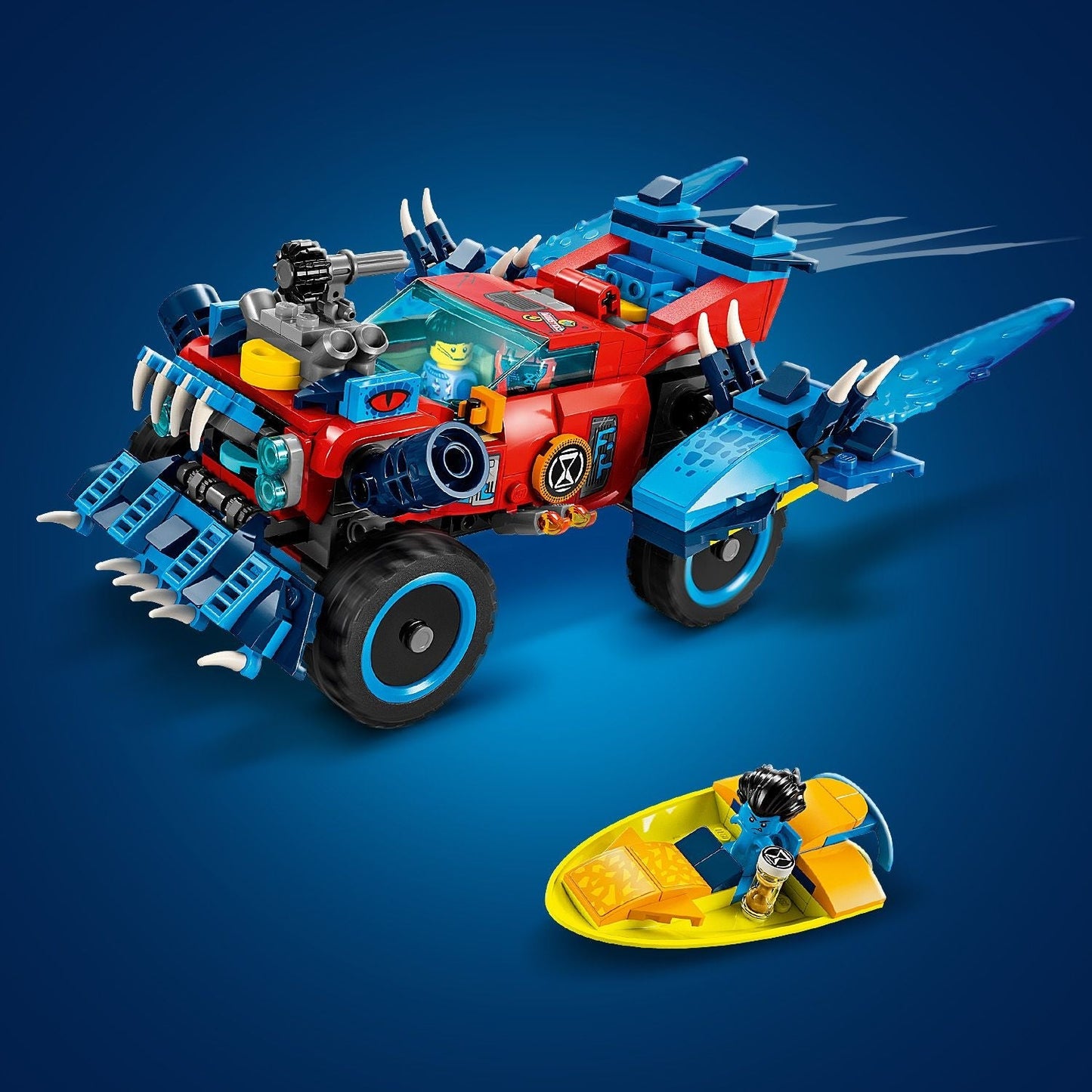 LEGO® DREAMZzz™ Crocodile Car - Xe Cá Sấu Đồ Chơi Lắp Ráp 2 Trong 1 - LEGO 71458 - Hình ảnh bổ sung 7