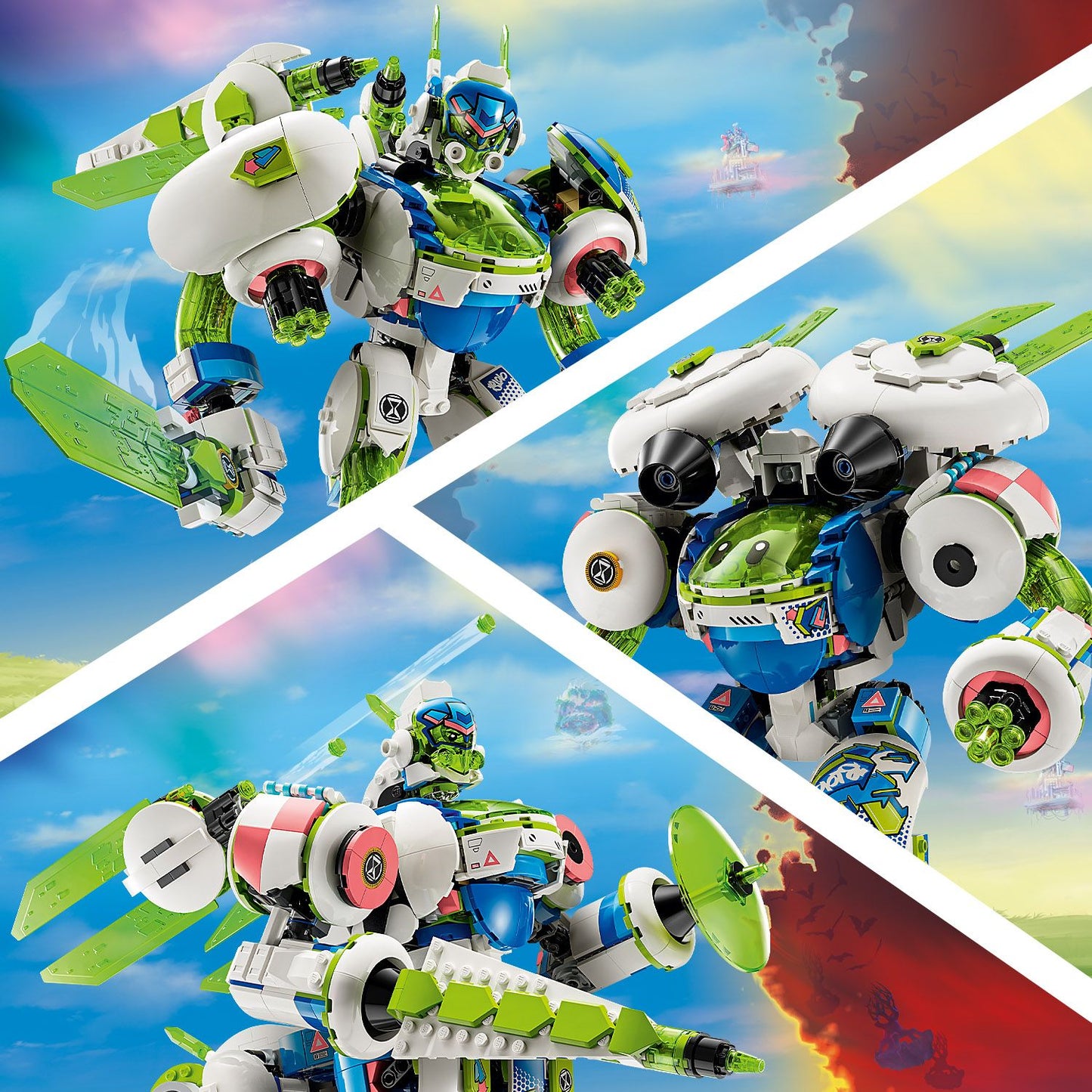 LEGO® DREAMZzz™ Mateo and Z-Blob the Knight Battle Mech - Robot Hiệp Sĩ 3-Trong-1 - LEGO 71485 LEGO - ảnh 1 - LEGO