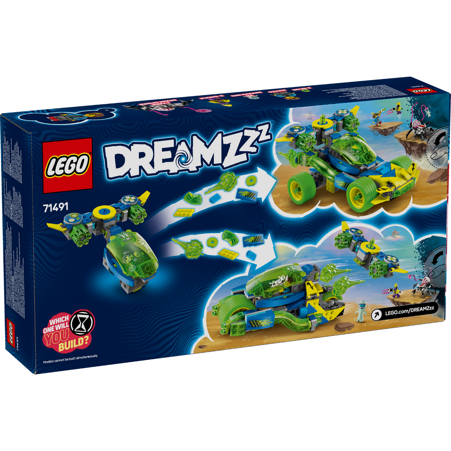 LEGO® DREAMZzz™ Mateo and the Z-Blob Action Race Car - Xe Đua Hành Động Lắp Ráp 2-trong-1 LEGO 71491 LEGO - ảnh 2 - Building 
