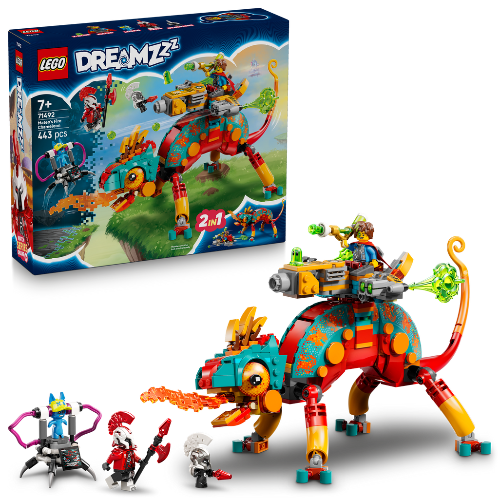 LEGO® DREAMZzz™ Mateo's Fire Chameleon - Đồ Chơi Lắp Ráp Tắc Kè Hoa Lửa 71492 LEGO - ảnh 2 - LEGO DREAMZzz