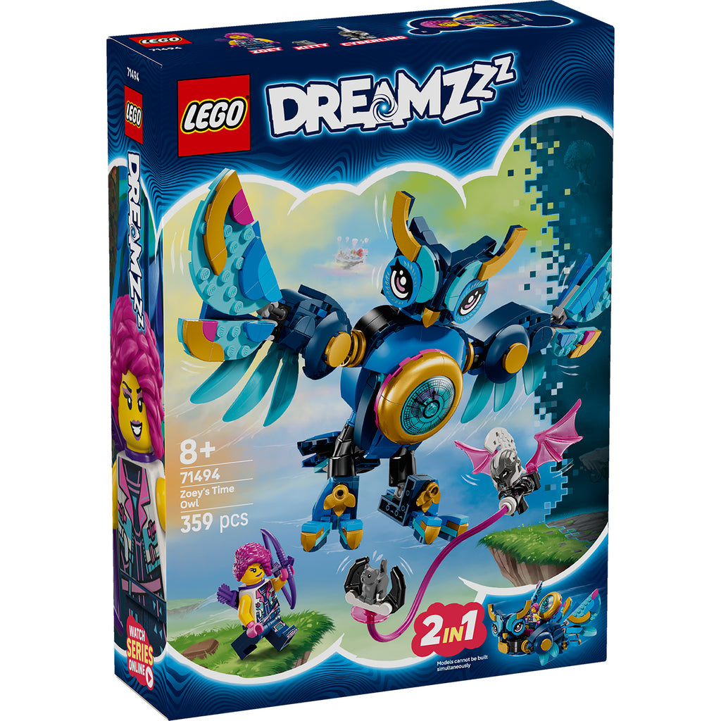 LEGO® DREAMZzz™ Zoey's Time Owl - Bộ Lắp Ráp Cú Thời Gian 2 Trong 1 - LEGO 71494 - Hình ảnh sản phẩm