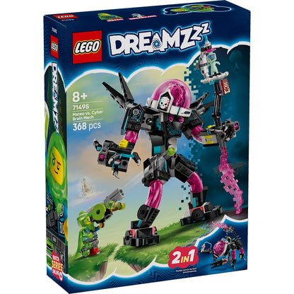 LEGO® DREAMZzz™ Mateo vs. Cyber Brain Mech - Bộ Lắp Ráp Robot 2 Trong 1 - LEGO 71495 - Hình ảnh sản phẩm