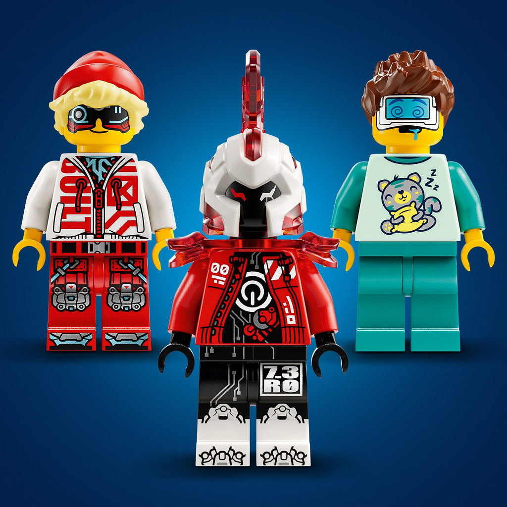 LEGO® DREAMZzz™ Cooper’s Tiger Mech & Zero’s Hot Rod Car 71497 - Bộ Lắp Ráp Robot Hổ Và Xe Đua Thần Tốc LEGO - ảnh 1 - Lego
