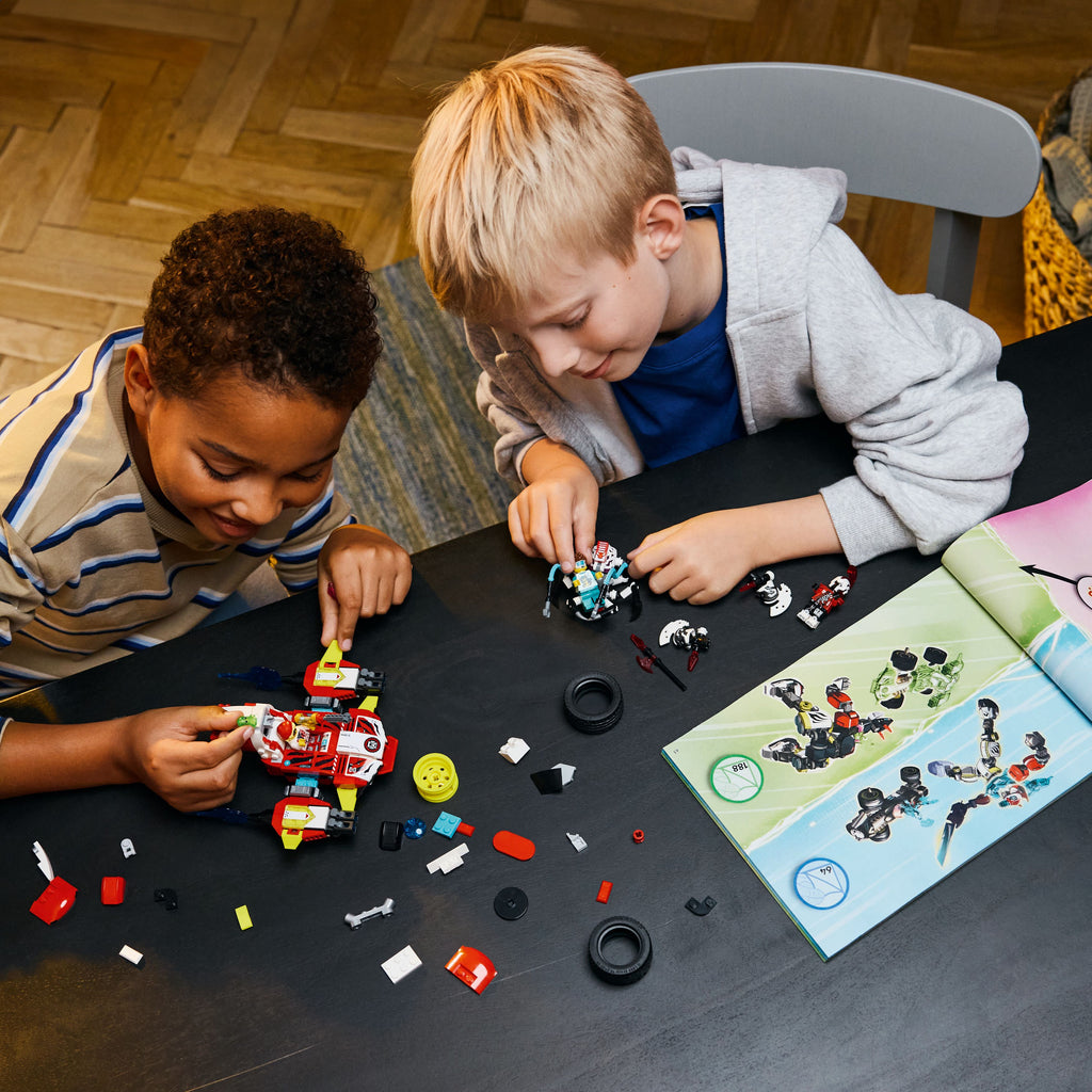 LEGO® DREAMZzz™ Cooper’s Tiger Mech & Zero’s Hot Rod Car 71497 - Bộ Lắp Ráp Robot Hổ Và Xe Đua Thần Tốc - Góc nhìn khác 3