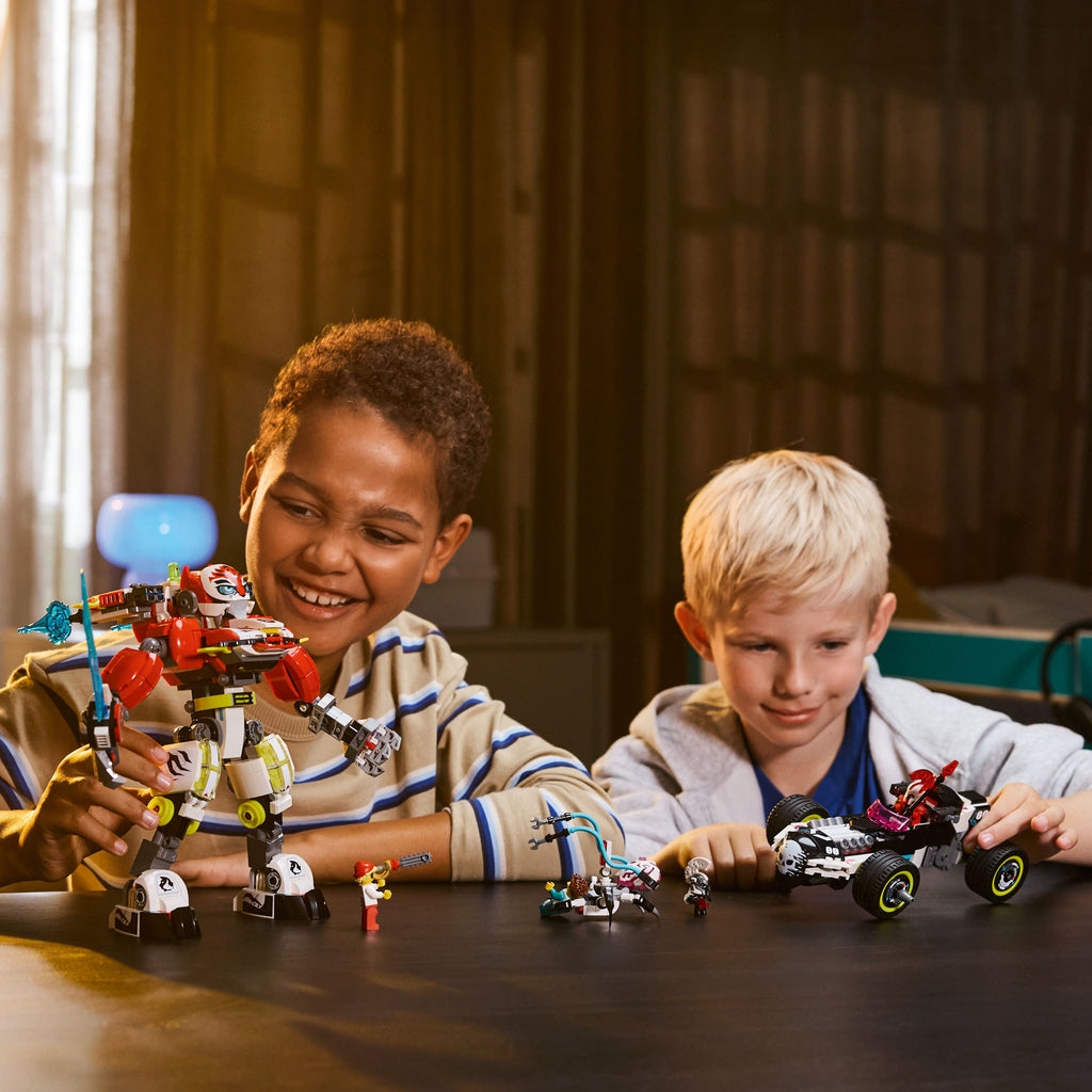 LEGO® DREAMZzz™ Cooper’s Tiger Mech & Zero’s Hot Rod Car 71497 - Bộ Lắp Ráp Robot Hổ Và Xe Đua Thần Tốc - Hình ảnh bổ sung 4