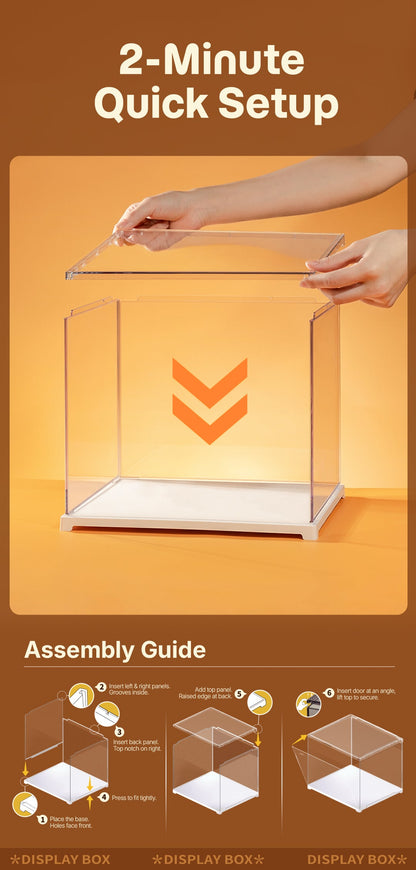 Rolife Acrylic Display Box Landscape Size S DF04L - Hộp trưng bày Acrylic chống bụi - Rolife