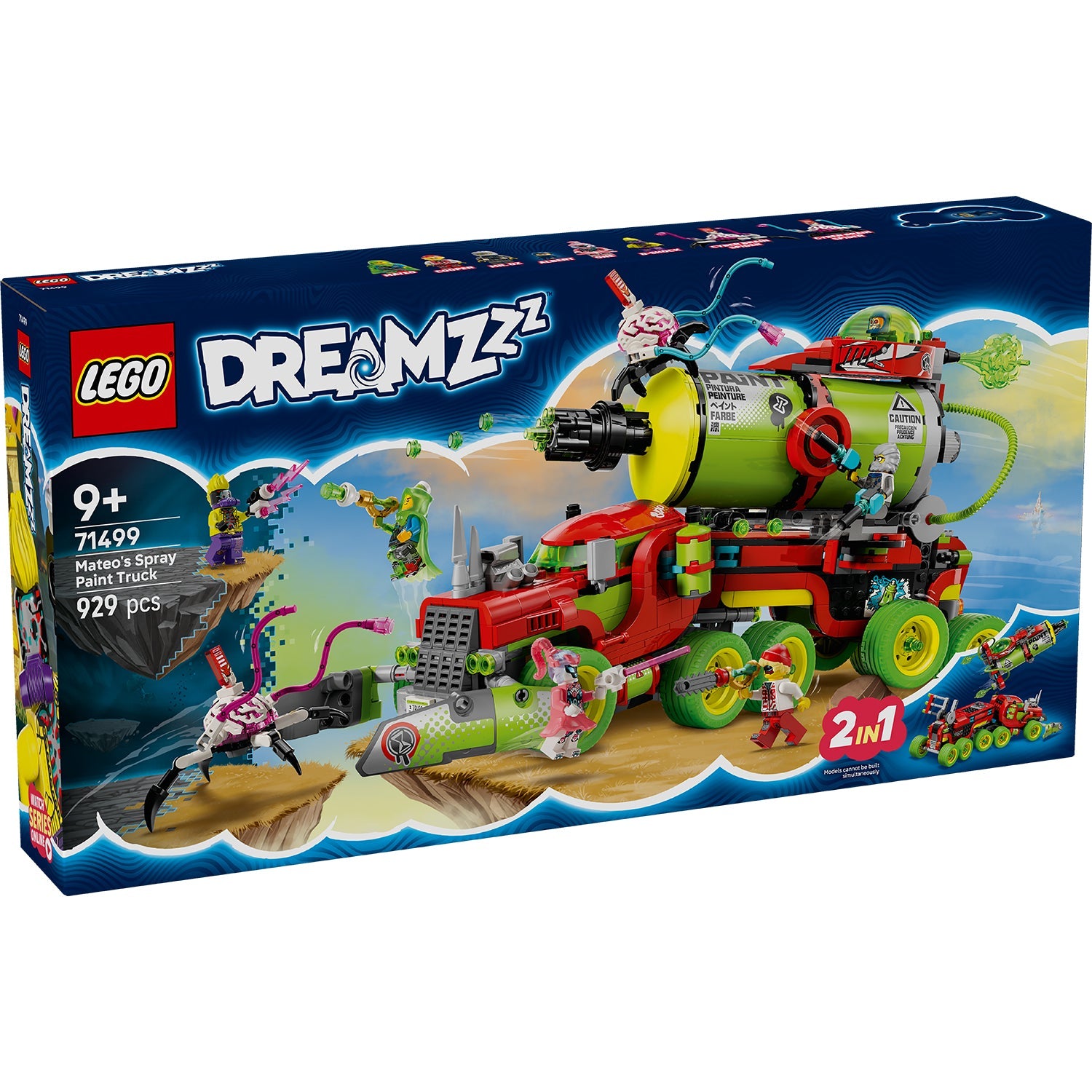 LEGO® DREAMZzz™ Mateo's Spray Paint Truck - Xe Tải Phun Sơn Lắp Ráp 2 Trong 1 - LEGO 71499 - Hình ảnh sản phẩm