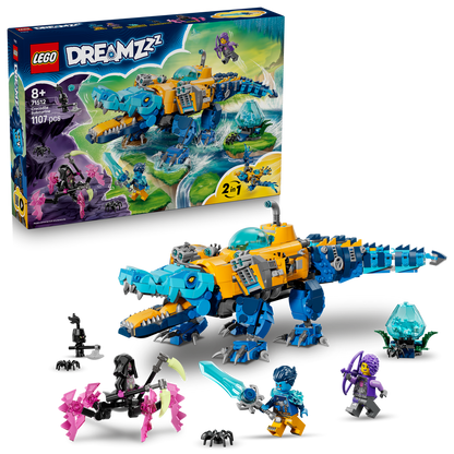 LEGO® DREAMZzz™ Crocodile Submarine - Đồ chơi lắp ráp Tàu ngầm Cá sấu 2-trong-1 71512 LEGO - ảnh 2 - Building Toy