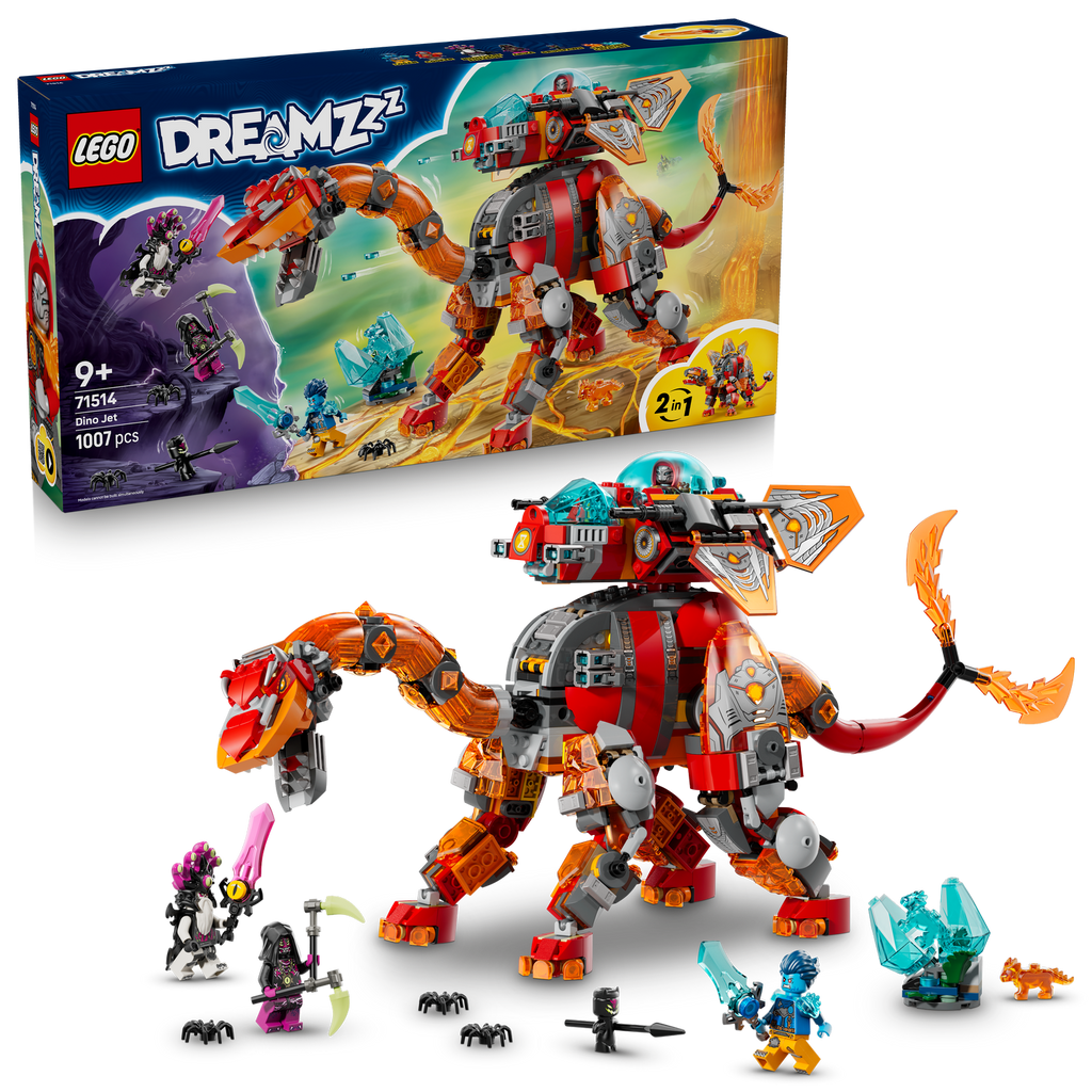 LEGO® DREAMZzz™ Dino Jet - Đồ Chơi Lắp Ráp Khủng Long 2 Trong 1 (71514) LEGO - ảnh 1 - LEGO Sets