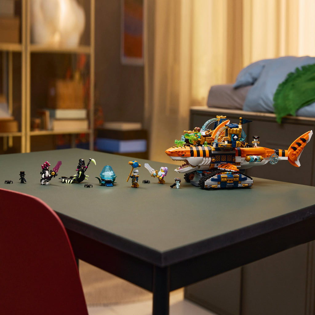LEGO® DREAMZzz™ Tiger Shark Tank - Đồ chơi lắp ráp Xe tăng Cá mập Hổ 2 trong 1 - LEGO 71515 - Hình ảnh bổ sung 5
