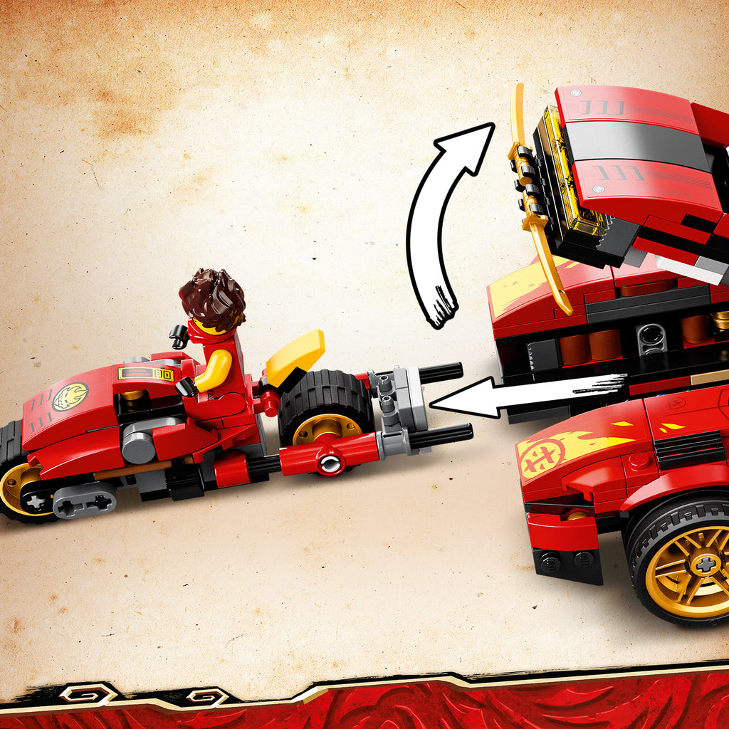 LEGO® NINJAGO® X-1 Ninja Charger - Xe Chiến Đấu Ninja 2 Trong 1 - LEGO 71737 - Hình ảnh bổ sung 6