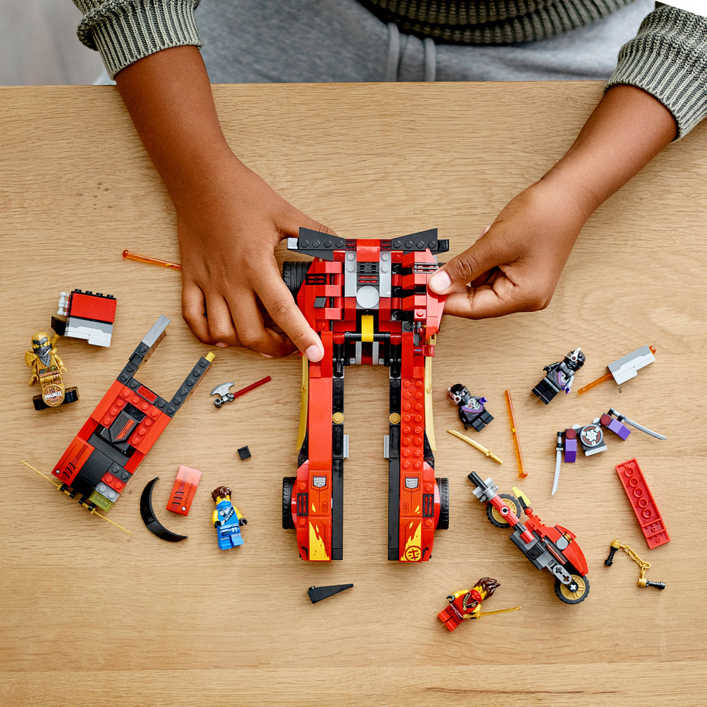 LEGO® NINJAGO® X-1 Ninja Charger - Xe Chiến Đấu Ninja 2 Trong 1 - LEGO 71737 - Góc nhìn khác 3