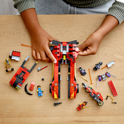 LEGO® NINJAGO® X-1 Ninja Charger - Xe Chiến Đấu Ninja 2 Trong 1 - LEGO 71737 - Góc nhìn khác 3