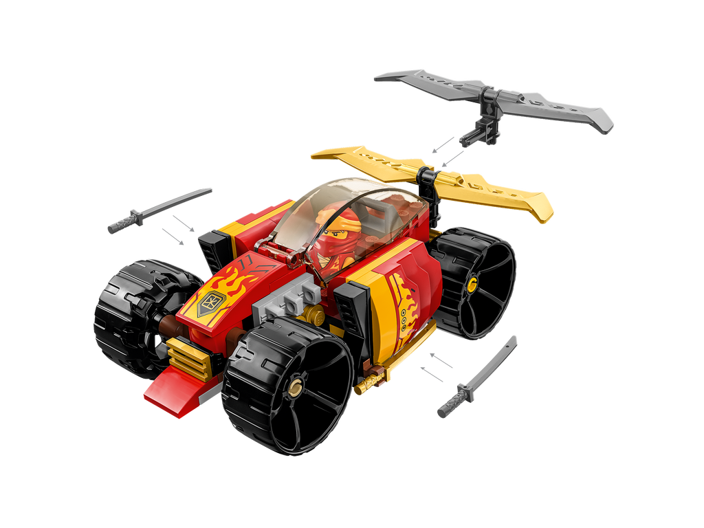 LEGO® NINJAGO® Kai’s Ninja Race Car EVO - Đồ Chơi Lắp Ráp Xe Đua Ninja Của Kai 71780 - Hình ảnh chi tiết 2