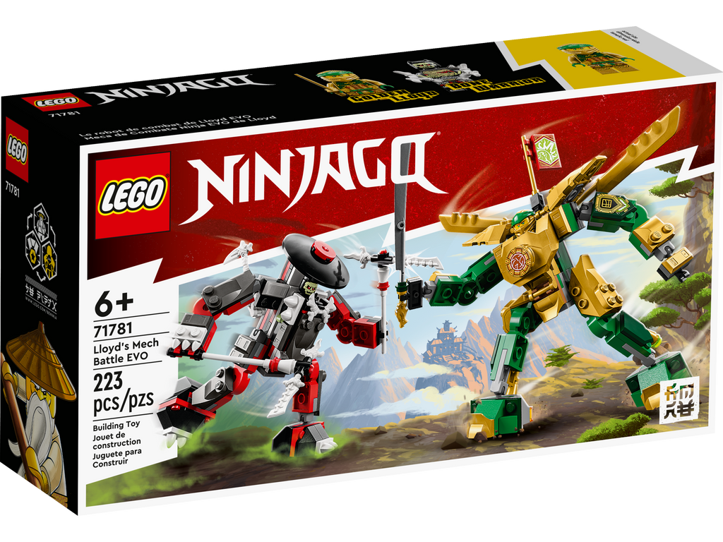 LEGO® NINJAGO® Lloyd’s Mech Battle EVO - Robot Chiến Đấu Của Lloyd - LEGO 71781 - Hình ảnh sản phẩm