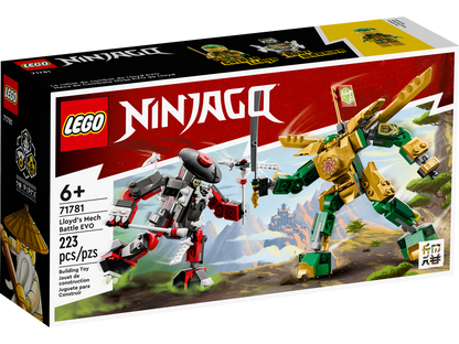 LEGO® NINJAGO® Lloyd’s Mech Battle EVO - Robot Chiến Đấu Của Lloyd - LEGO 71781 - Hình ảnh sản phẩm