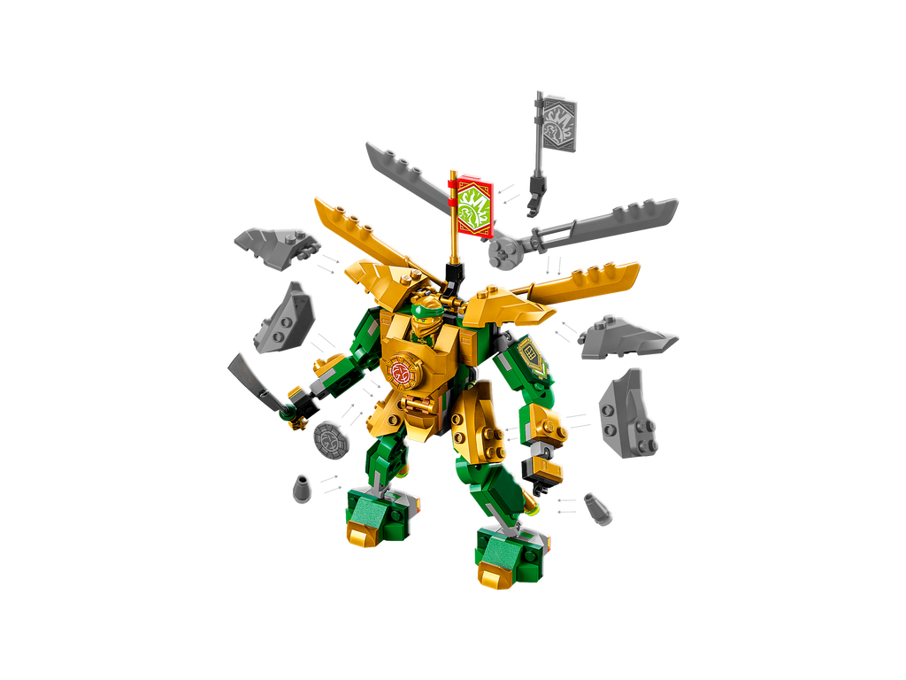 LEGO® NINJAGO® Lloyd’s Mech Battle EVO - Robot Chiến Đấu Của Lloyd - LEGO 71781 - Hình ảnh chi tiết 2