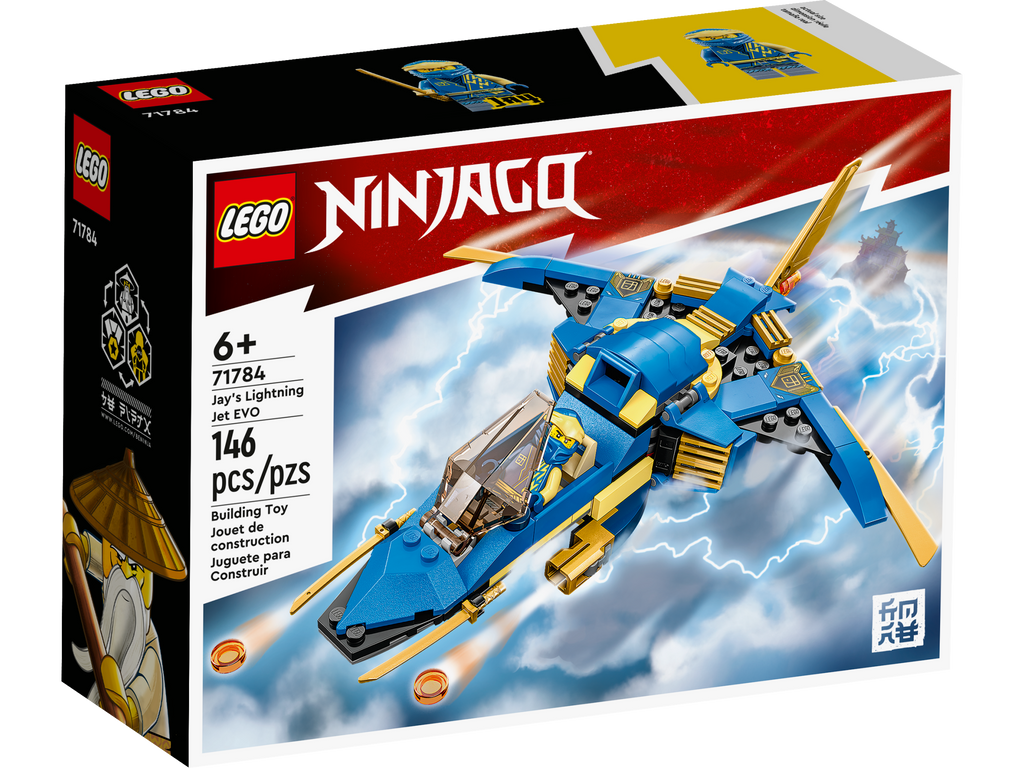 LEGO® NINJAGO® Jay’s Lightning Jet EVO - Máy Bay Phản Lực Tia Chớp - LEGO 71784 - Hình ảnh sản phẩm