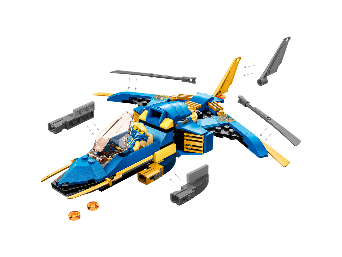 LEGO® NINJAGO® Jay’s Lightning Jet EVO - Máy Bay Phản Lực Tia Chớp - LEGO 71784 - Hình ảnh bổ sung 6