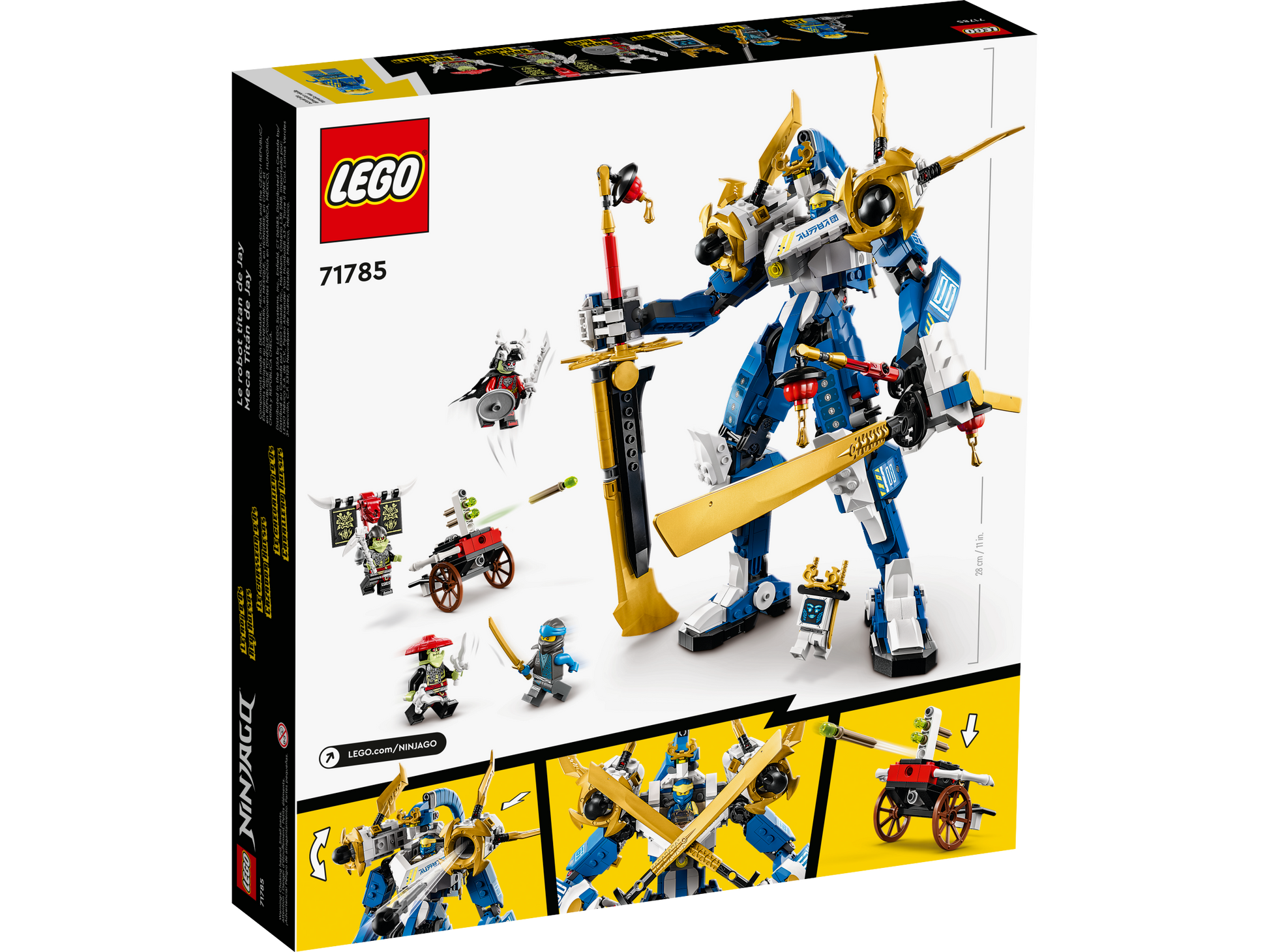 LEGO® NINJAGO® Jay’s Titan Mech - Bộ lắp ráp Robot Chiến thần Ninja Jay - LEGO 71785 - Hình ảnh bổ sung 7