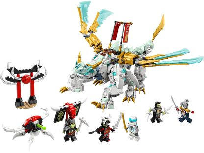 LEGO® NINJAGO® Zane’s Ice Dragon Creature - Bộ lắp ráp Rồng Băng 2 trong 1 - LEGO 71786 - Hình ảnh chi tiết 2