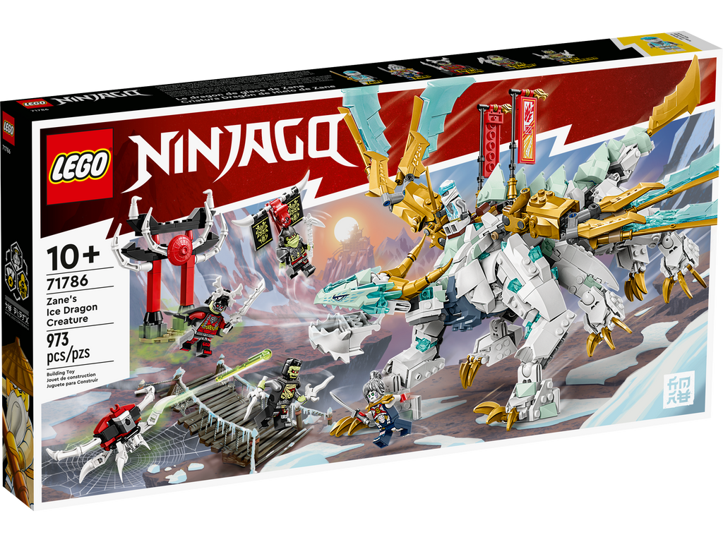 LEGO® NINJAGO® Zane’s Ice Dragon Creature - Bộ lắp ráp Rồng Băng 2 trong 1 - LEGO 71786 - Hình ảnh sản phẩm