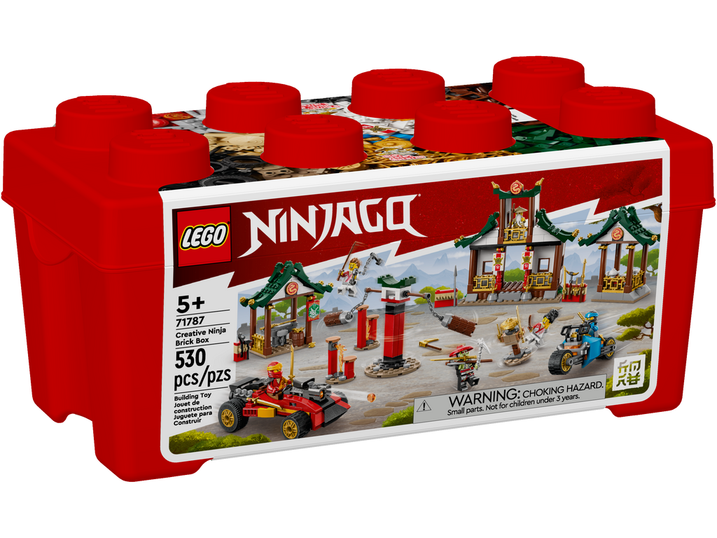 LEGO® NINJAGO® Creative Ninja Brick Box - Bộ Lắp Ráp Thùng Gạch Ninja Sáng Tạo - LEGO 71787 - Hình ảnh sản phẩm