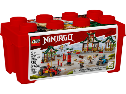 LEGO® NINJAGO® Creative Ninja Brick Box - Bộ Lắp Ráp Thùng Gạch Ninja Sáng Tạo - LEGO 71787 - Hình ảnh sản phẩm
