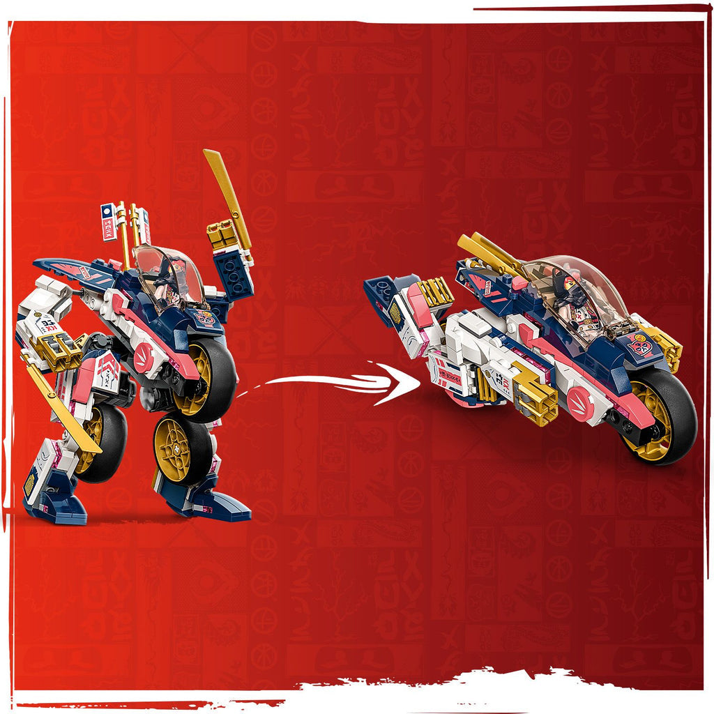 LEGO® NINJAGO® Sora’s Transforming Mech Bike Racer - Chiến Giáp Biến Hình Thành Xe Đua Ninja - LEGO 71792 - Hình ảnh bổ sung 6