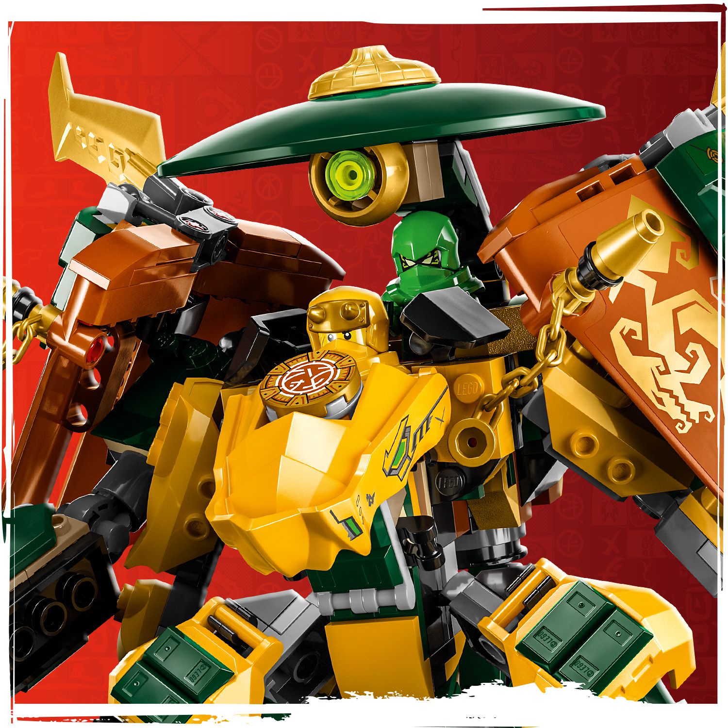 LEGO® NINJAGO® Lloyd and Arin’s Ninja Team Mechs - Bộ Đồ Chơi Lắp Ráp Robot Đội Ninja - LEGO 71794 LEGO - ảnh 1 - LEGO Buildi