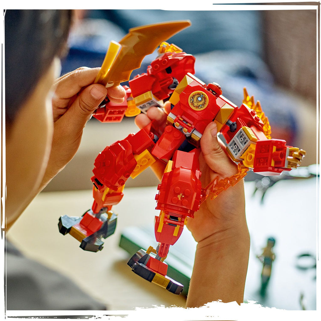 LEGO® NINJAGO® Kai's Elemental Fire Mech - Chiến Giáp Hỏa Long - LEGO 71808 - Hình ảnh bổ sung 6