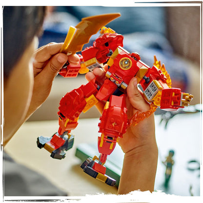 LEGO® NINJAGO® Kai's Elemental Fire Mech - Chiến Giáp Hỏa Long - LEGO 71808 - Hình ảnh bổ sung 6