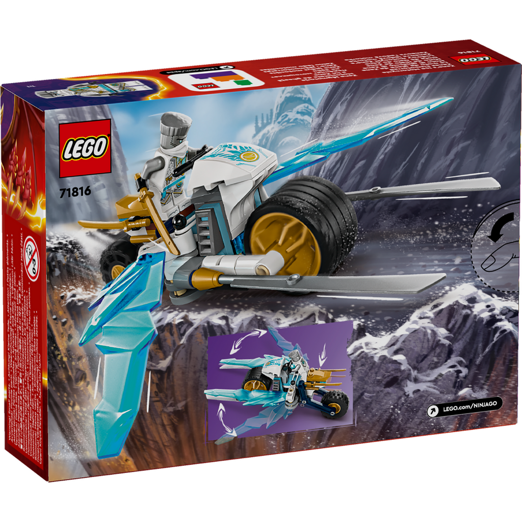 LEGO® NINJAGO® Zane's Ice Motorcycle - Đồ Chơi Lắp Ráp Xe Mô Tô Băng Của Zane (71816) LEGO - ảnh 3 - LEGO NINJAGO