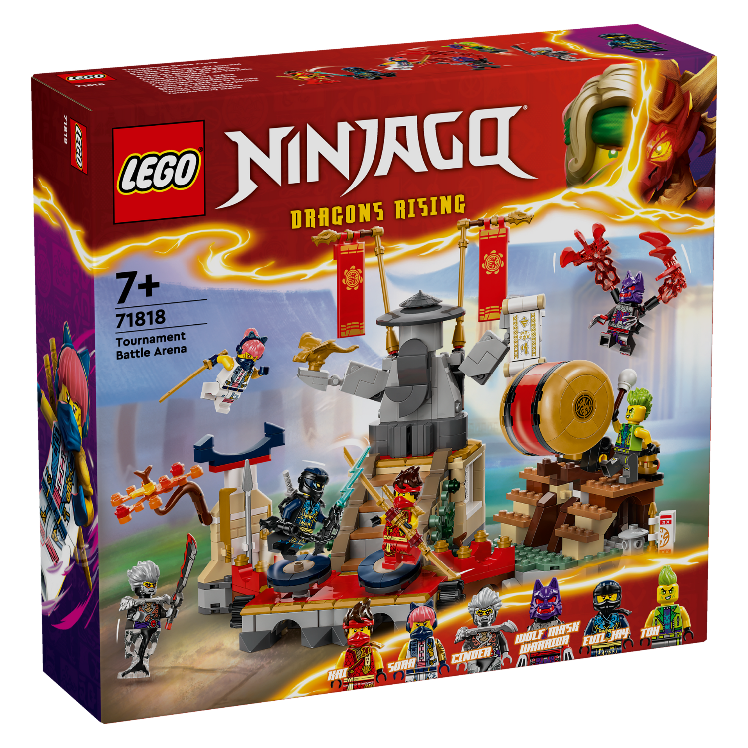 LEGO® NINJAGO® Tournament Battle Arena - Đồ Chơi Lắp Ráp Đấu Trường Chiến Đấu - LEGO 71818 - Hình ảnh sản phẩm