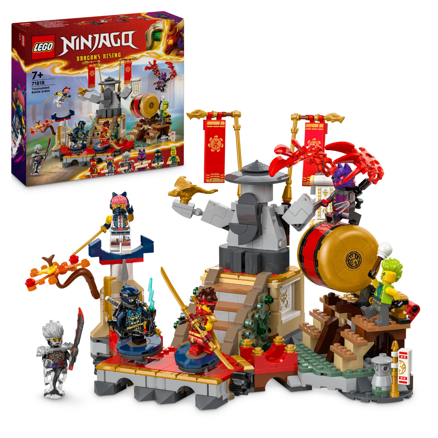 LEGO® NINJAGO® Tournament Battle Arena - Đồ Chơi Lắp Ráp Đấu Trường Chiến Đấu - LEGO 71818 LEGO - ảnh 1 - Đồ chơi lắp ráp