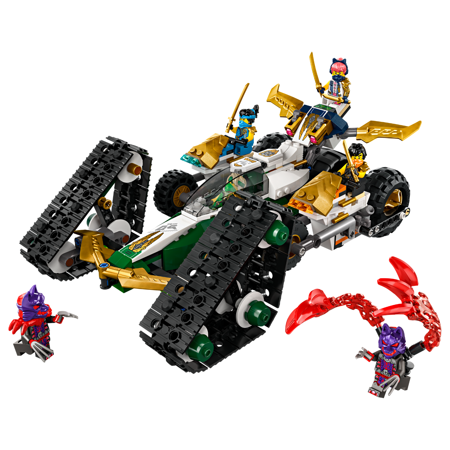 LEGO® NINJAGO® Ninja Team Combo Vehicle - Đồ Chơi Lắp Ráp Xe Kết Hợp Đội Ninja 71820 - LEGO - Hình ảnh chi tiết 2