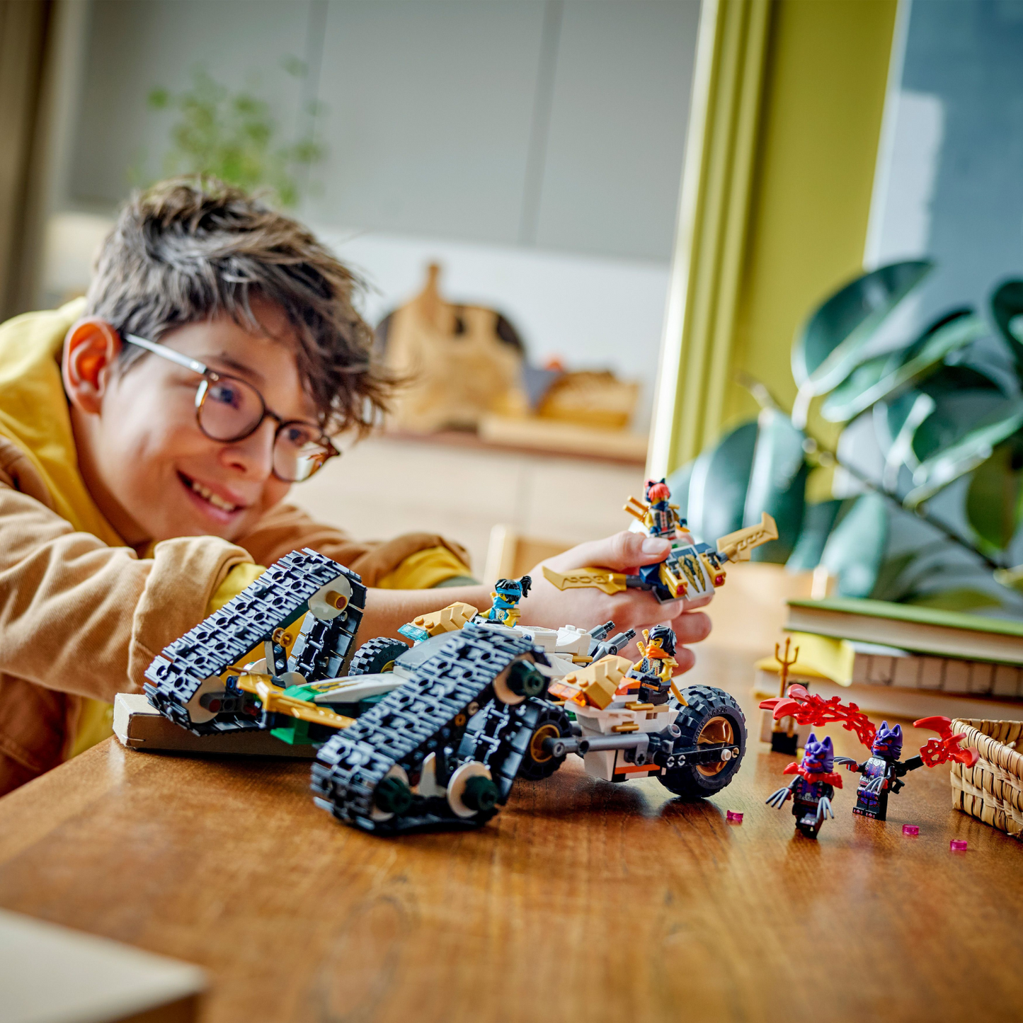 LEGO® NINJAGO® Ninja Team Combo Vehicle - Đồ Chơi Lắp Ráp Xe Kết Hợp Đội Ninja 71820 - LEGO - Hình ảnh bổ sung 4