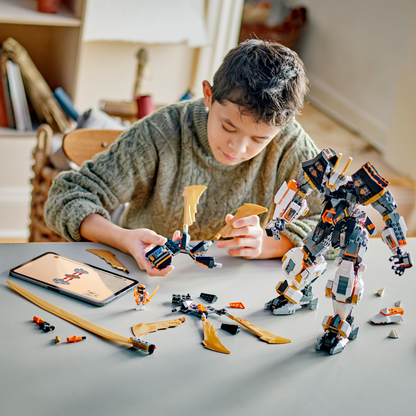 LEGO® NINJAGO® Cole’s Titan Dragon Mech - Mô hình Robot Titan Rồng Của Cole 71821 - LEGO - Góc nhìn khác 3
