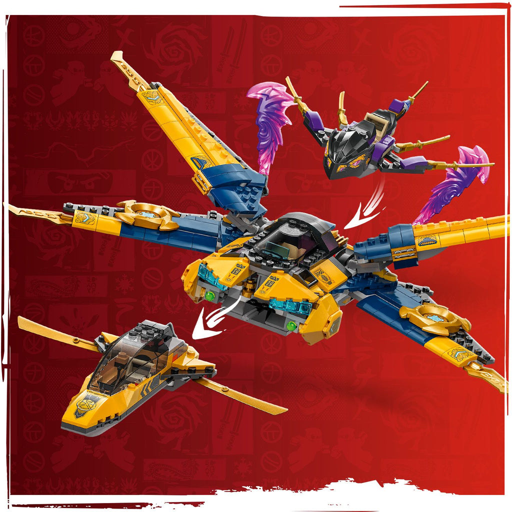 LEGO® NINJAGO® Ras and Arin’s Super Storm Jet - Bộ Lắp Ráp Siêu Phi Cơ Bão Tố 71833 - Hình ảnh bổ sung 6