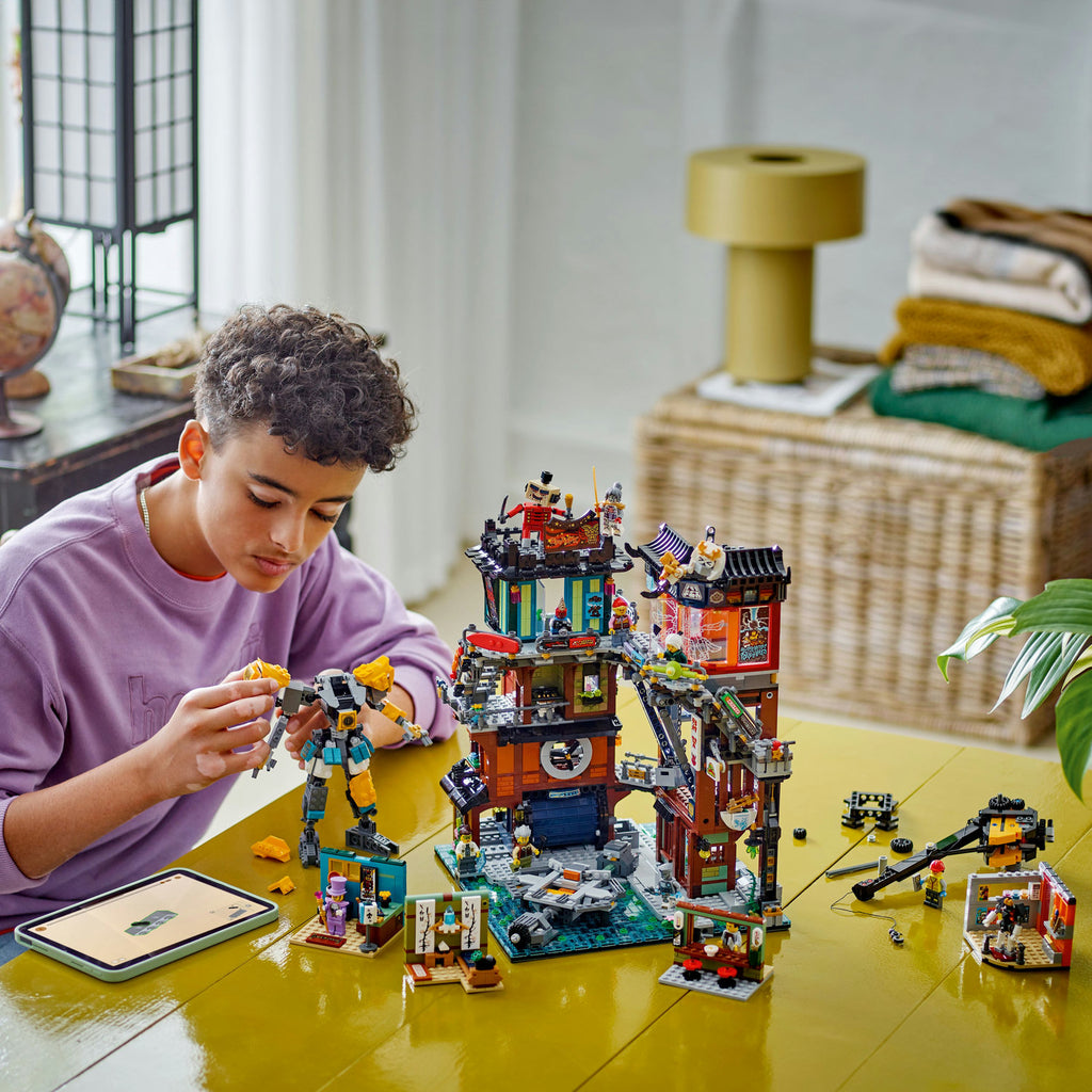 LEGO® NINJAGO® City Workshops - Bộ Lắp Ráp Thành Phố Ninja Mô Hình Modular 71837 - LEGO - Góc nhìn khác 3