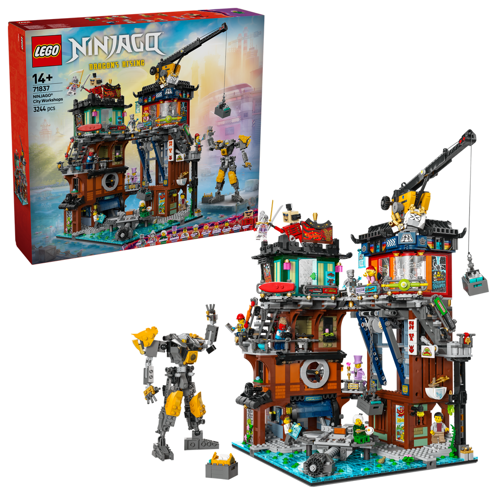 LEGO® NINJAGO® City Workshops - Bộ Lắp Ráp Thành Phố Ninja Mô Hình Modular 71837 - LEGO - Hình ảnh bổ sung 9