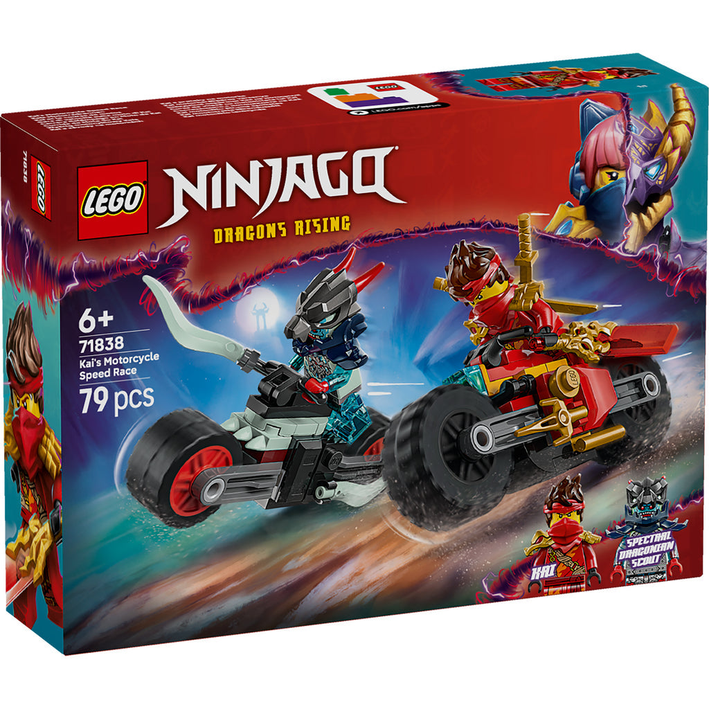 LEGO® NINJAGO® Kai's Motorcycle Speed Race - Đồ chơi lắp ráp Xe máy Ninja - LEGO 71838 - Hình ảnh sản phẩm